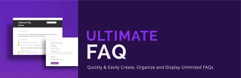 FAQ plugin for WordPress banner 